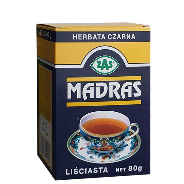 VIVI Zas Madras herbata liściasta czarna 80g ZAS.MARDAS.80G.LISCI