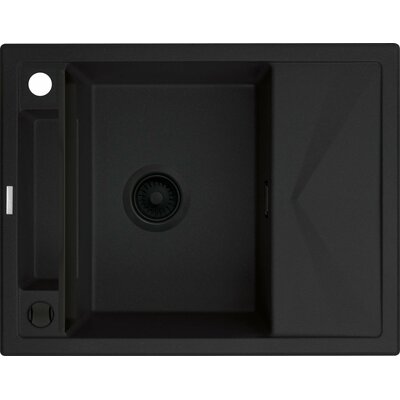 Deante Magnetic Zlewozmywak granitowy magnetyczny 1-komorowy z ociekaczem - nero ZRM_N11A ZRM N11A [16187985]