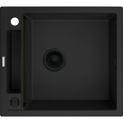 Deante Magnetic Zlewozmywak granitowy magnetyczny 1-komorowy bez ociekacza - nero ZRM_N103 ZRM N103 [16187986]