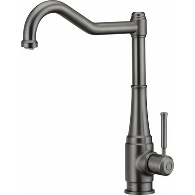 Deante Tamizo Bateria zlewozmywakowa stojąca z prostokątną wylewką - titanium BQT_D63M BQT D63M [16188018]