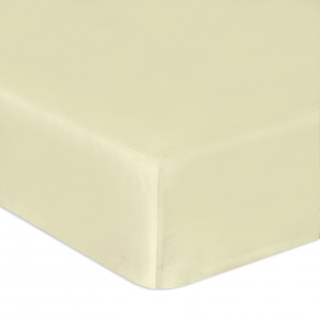 PRZEŚCIERADŁO SATYNA Z GUMKĄ DARYMEX 180x200  KREM)