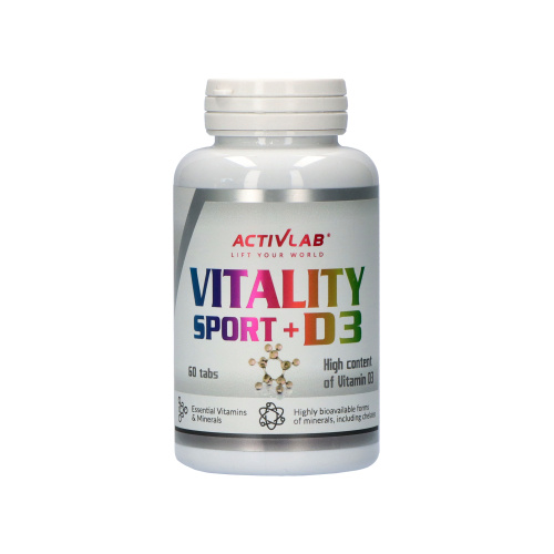 Activlab Vitality Sport + D3 - 60tabs