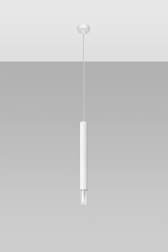Sollux Lighting Lampa wisząca WEZYR 1 biała