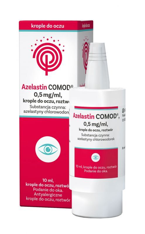 URSAPHARM Azelastin COMOD 0,5mg/ml krople do oczu 10 ml