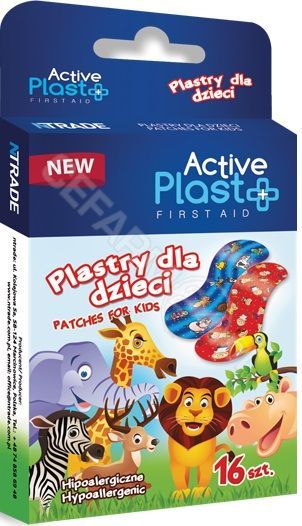 NTRADE Active Plast plastry dla dzieci x 16 szt |  OD 199 PLN!