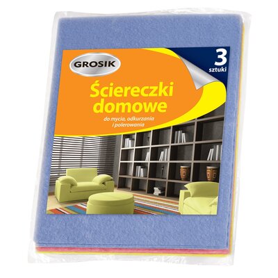 GROSIK ściereczki DOMOWE 3 SZTUKI (ZZA323200)