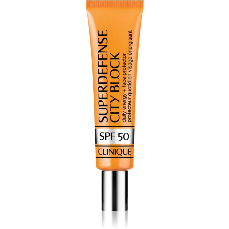 Clinique Clinique Superdefense City Block Broad Spectrum SPF 50 Daily Energy + Face Protector energetyzujący fluid ochronny SPF 50 40 ml