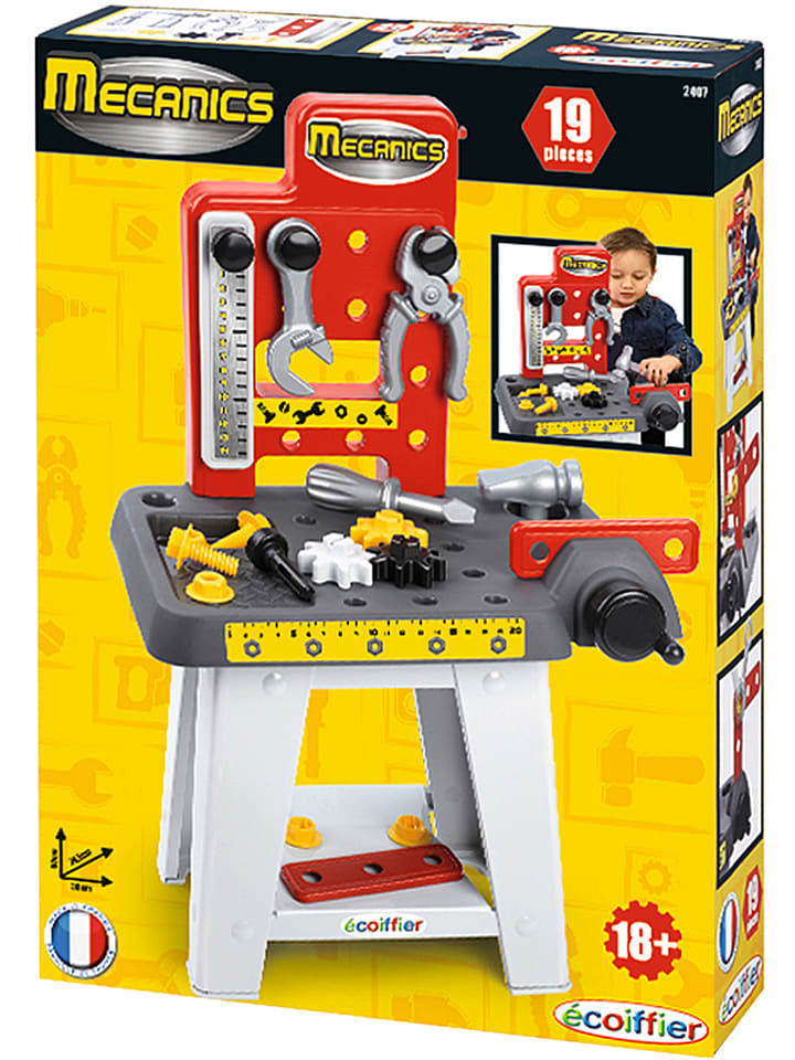 Écoiffier Stół warsztatowy z akcesoriami - 18 m