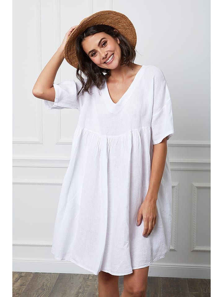 Fleur de Lin Lniana sukienka 