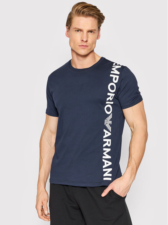 Emporio Armani T-Shirt 211831 2R479 06935 Granatowy Regular Fit