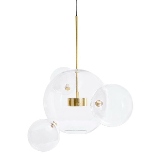 KingHome Lampa wisząca CAPRI 4 - LED, szkło, metal XCP9148-1A [11223376]