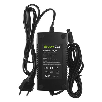 Green Cell Ładowarka 42V 2A (3 pin) do Baterii Aku