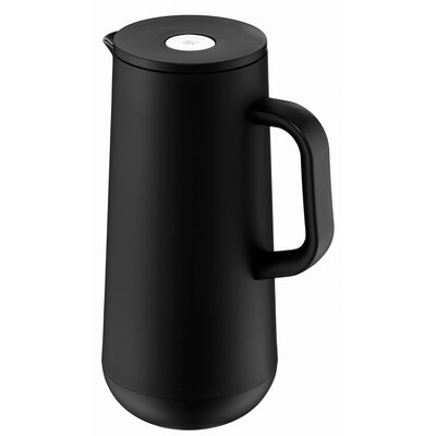 WMF pojemnik izolacyjny Impulse czarna kawa herbata  L, wysokość 28,5 cm szklany wkład automatyczny zamknięcie 24h zimnej i ciepłej pudełku na prezent 690697390