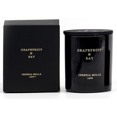 Cerería Moll Świeca zapachowa czarna Grapefruit & Bay Candle) 230 g