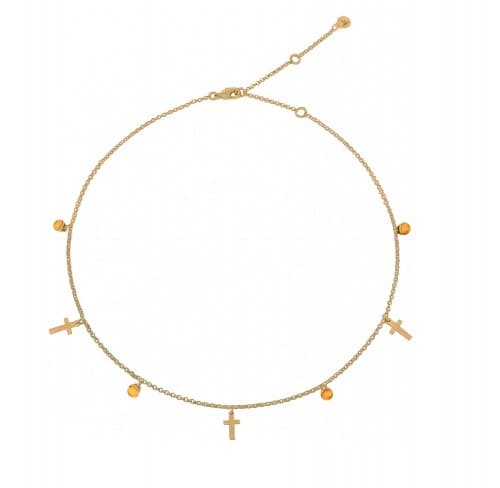 Celebrytka z krzyżami (C14741AU)