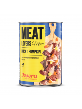 Josera Megapakiet Meatlovers Menu 12 x 400 g Kaczka i dynia