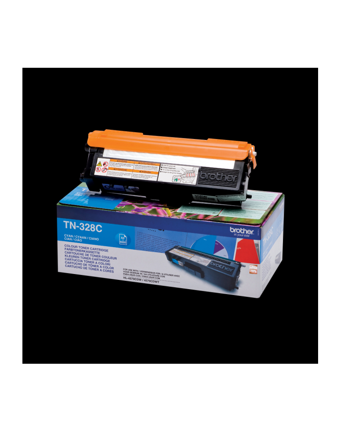 BROTHER Toner Niebieski TN328C=TN-328C 6000 str.