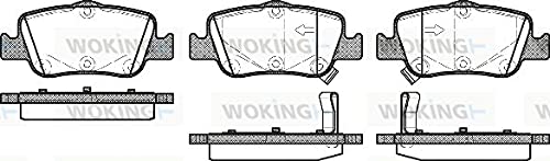RoadHouse Zestaw klocków hamulcowych, hamulce tarczowe 21356.02