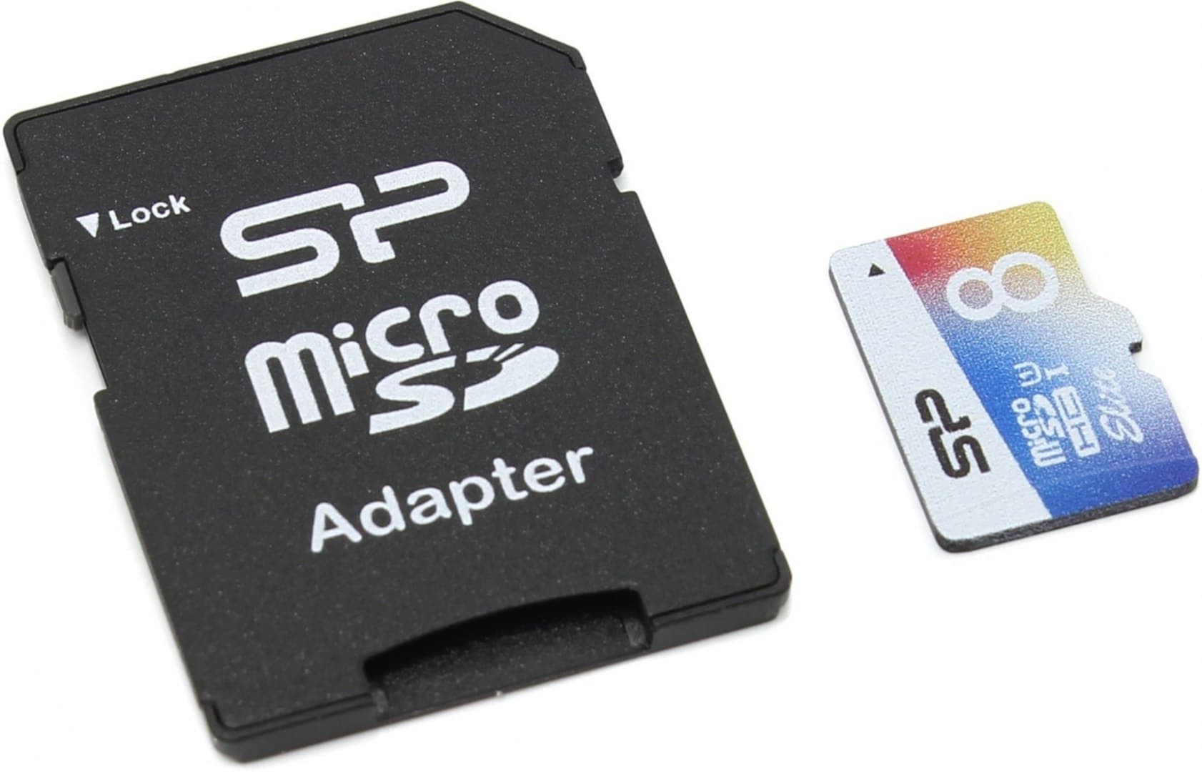 Silicon Power MicroSD 8GB UHS-1 Class 10 + Adapter SD (SP008GBSTHBU1V20SP)