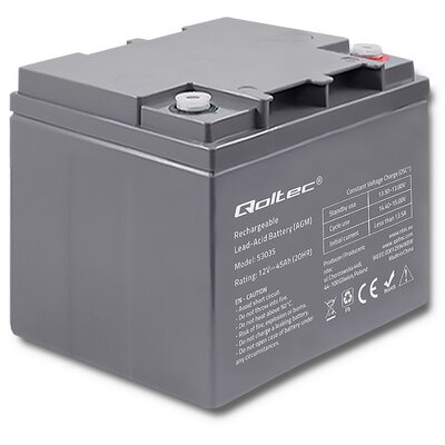 Qoltec Qoltec Qoltec Akumulator AGM | 12V | 45Ah | max.13.5A (53035)