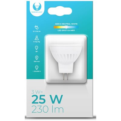 Forever Light Żarówka LED RTV003573 3W G4 RTV003573