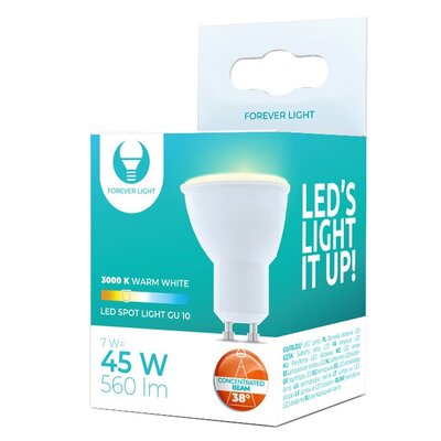 Forever Light Żarówka LED RTV003596 7W GU10 RTV003596