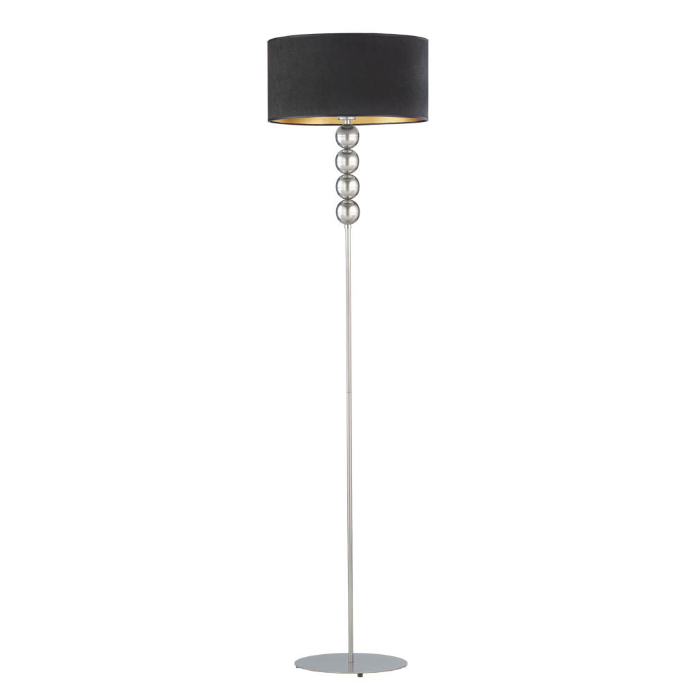 Elegancka lampa podłogowa z dekoracyjnymi kulami BERMUDY VELUR 