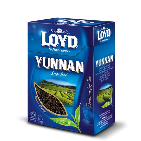 Loyd MOKATE Herbata czarna Yunnan liściasta 80 g