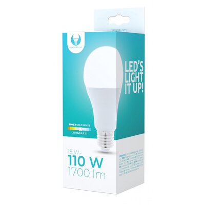 Forever Light Żarówka LED E27 A65 18W 230V 6000K 1700lm