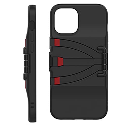 JOBY StandPoint etui na telefon iPhone 12 Pro Max, etui z wbudowanymi aluminiowymi nogami statywu, statyw podróżny do aparatu, osłona smartfona, idealne do selfie, vloggingu, transmisji na żywo