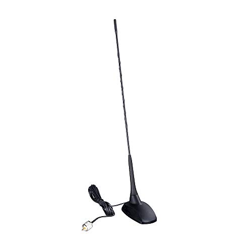 Albrecht Antena magnetyczna CB-CBM-516, 65270, długość reflektora 44 cm, z kablem 4 m i wtyczką PL