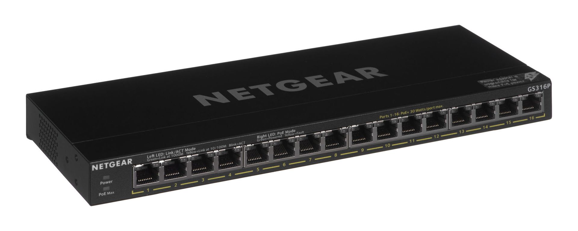 Netgear GS316P Switch Unmanaged 16x1Gb PoE
