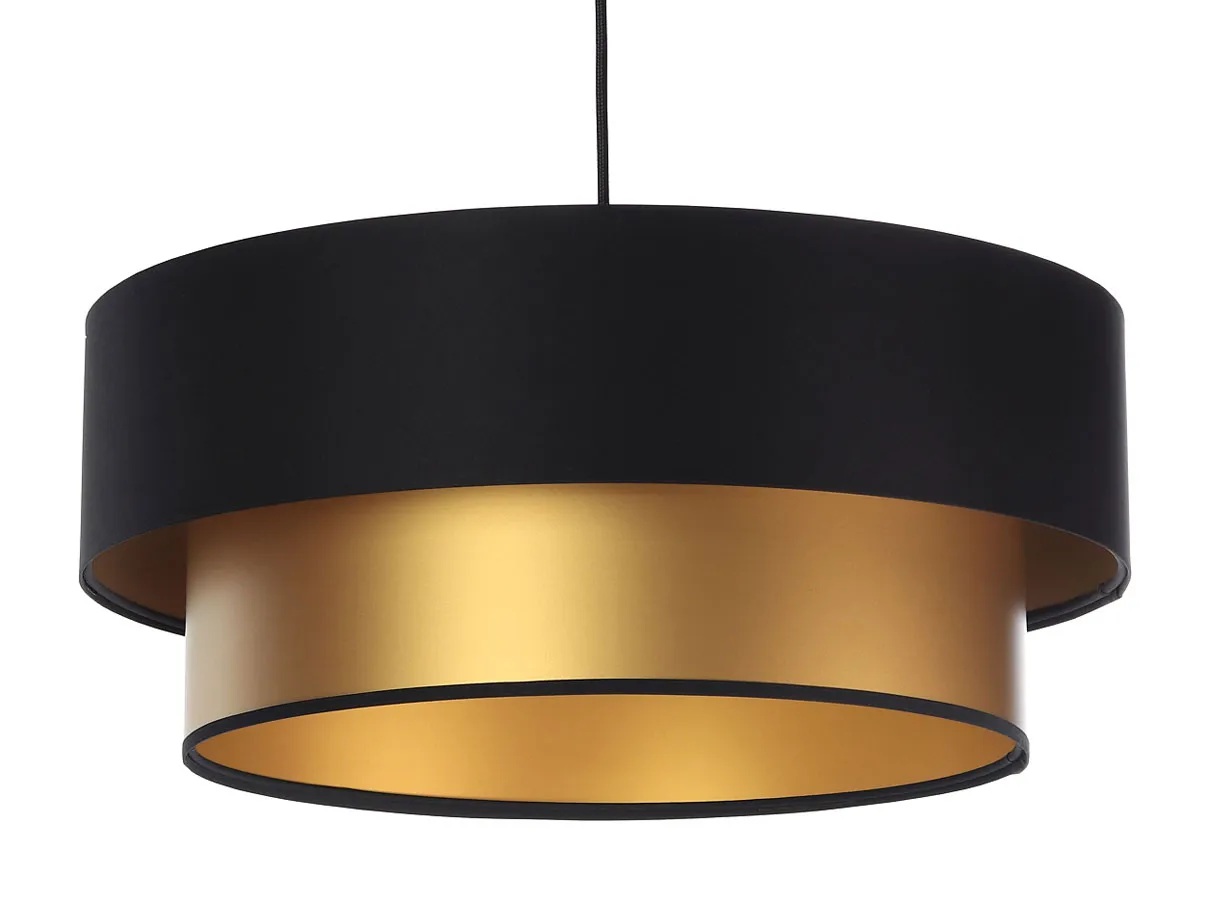 Złoto-czarna lampa wisząca w stylu glamour - S415 A0-T09