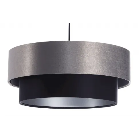 Szaro-czarna podwójna lampa wisząca - S414 K8-C19