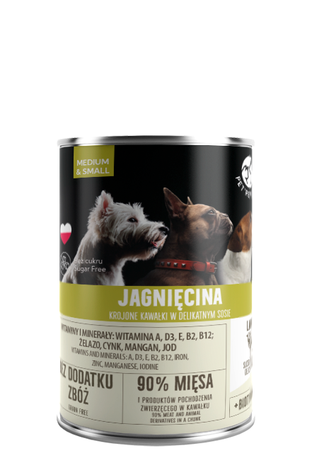 Pet Republic PetRepublic kawałki w sosie z jagnięciną 400g 56554-uniw