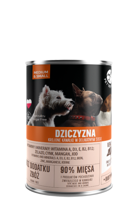 Pet Republic PetRepublic kawałki w sosie z dziczyzną 6x400g 56560-uniw