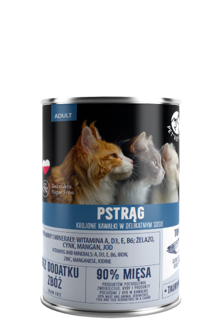 Pet Republic PetRepublic kawałki w sosie z pstrągiem 6x400g