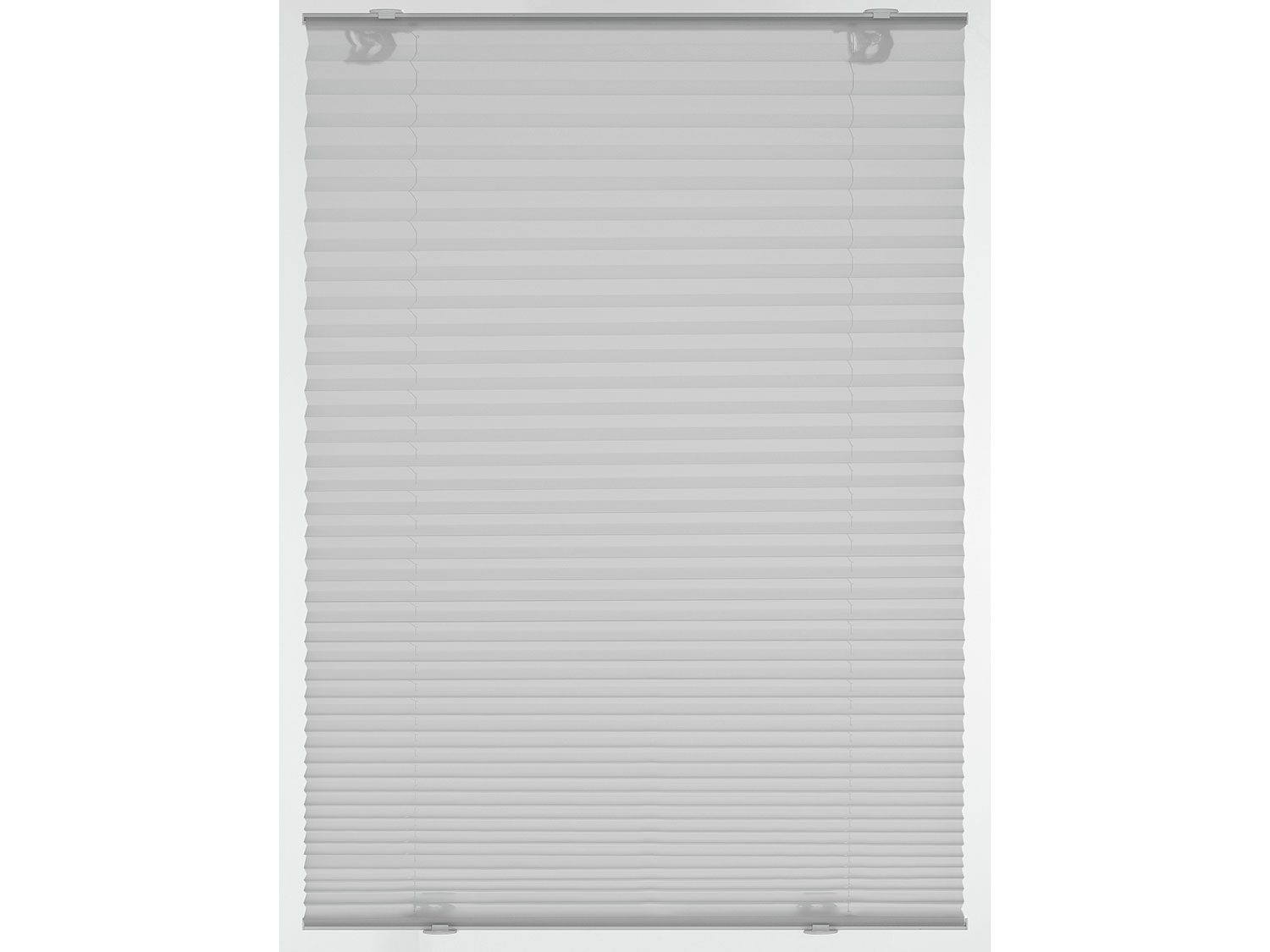 Gardinia Gardinia Osłona plisowa przed owadami na okno, z przyssawkami (80 x 130 cm, Szary) 4003018358541