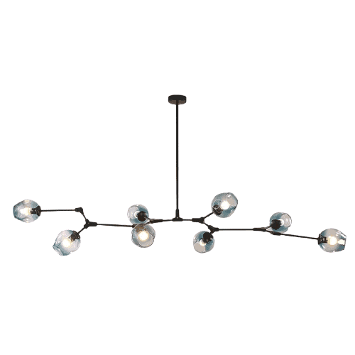 Lampa loft sufitowa DAWSON  ABIGALI-MD2003-9PCS-JG - Abigali