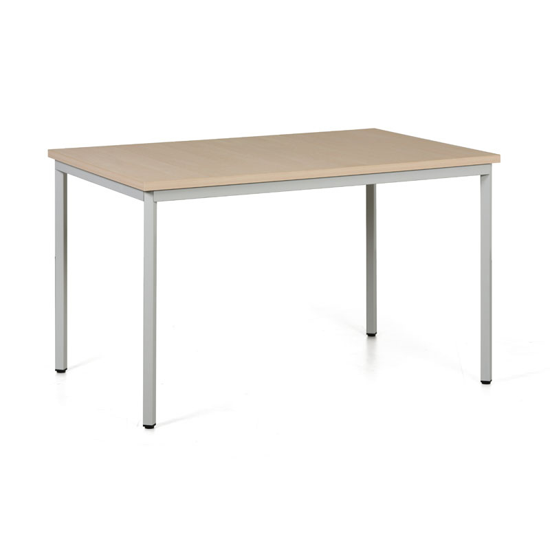 B2B Partner Stół do jadalni TRIVIA, jasnoszara konstrukcja, 1200 x 800 mm, brzoza 555426