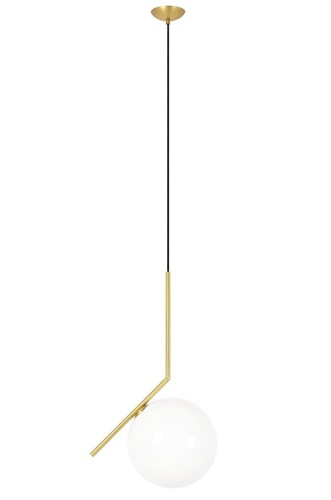 KingHome Lampa wisząca 180x20cm Halm złoto-biała MD10563-1-200T