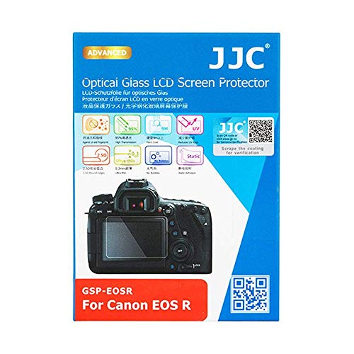 JJC GSP-EOSR ultracienka 9H 2,5D szkło hartowane przezroczysta folia ochronna na ekran LCD do Canon EOS R