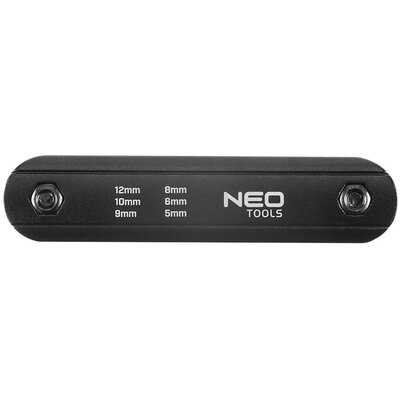 Neo-tools Klucze nasadowe sześciokątne Neo Tools, scyzoryk
