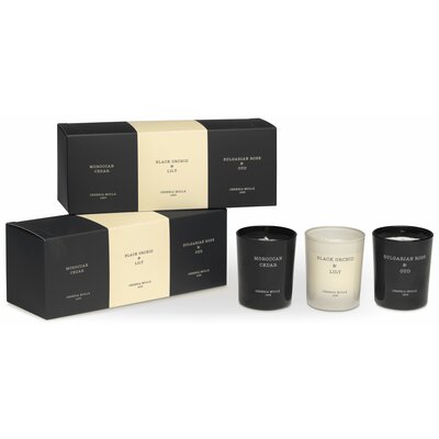 CERERIA MOLLA CM Zestaw 3 małych świec zapachowychBRaO+BOaL+MC CM-SETS3MJ2