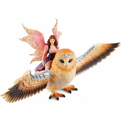 Schleich Wróżka lecąca na sowie Bayala