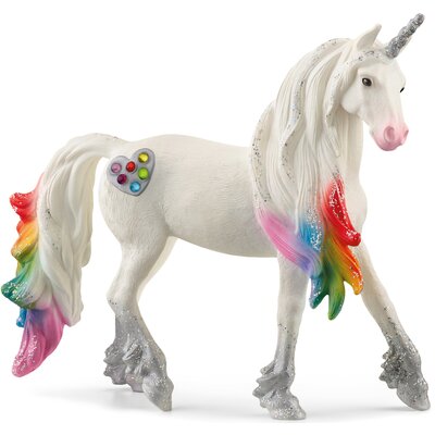 Schleich Figurka Tęczowy jednorożec ogier Bayala 465401