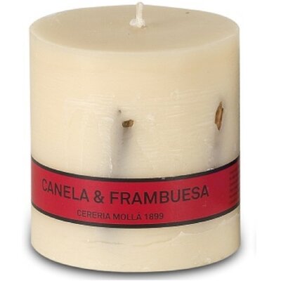 CERERIA MOLLA Świeca Asturias 8 cm Cinnamon & Raspberry - CERERIA MOLLA B3-IMP-CM-3602