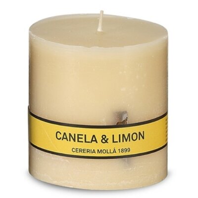 CERERIA MOLLA Świeca Asturias 8 cm Cinnamon & Lemon - CERERIA MOLLA B3-IMP-CM-3604