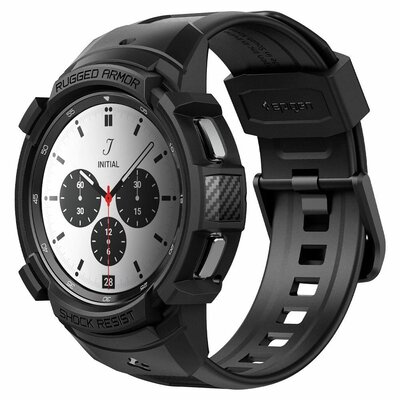 Spigen Pasek Rugged Armor Pro do Samsung Galaxy Watch 4 Classic 42mm Czarny