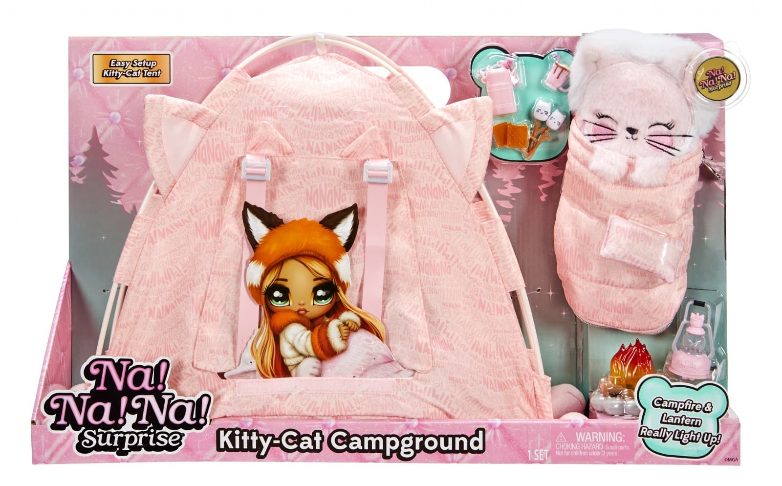 MGA Na! Na! Na! Surprise Campground Playset -